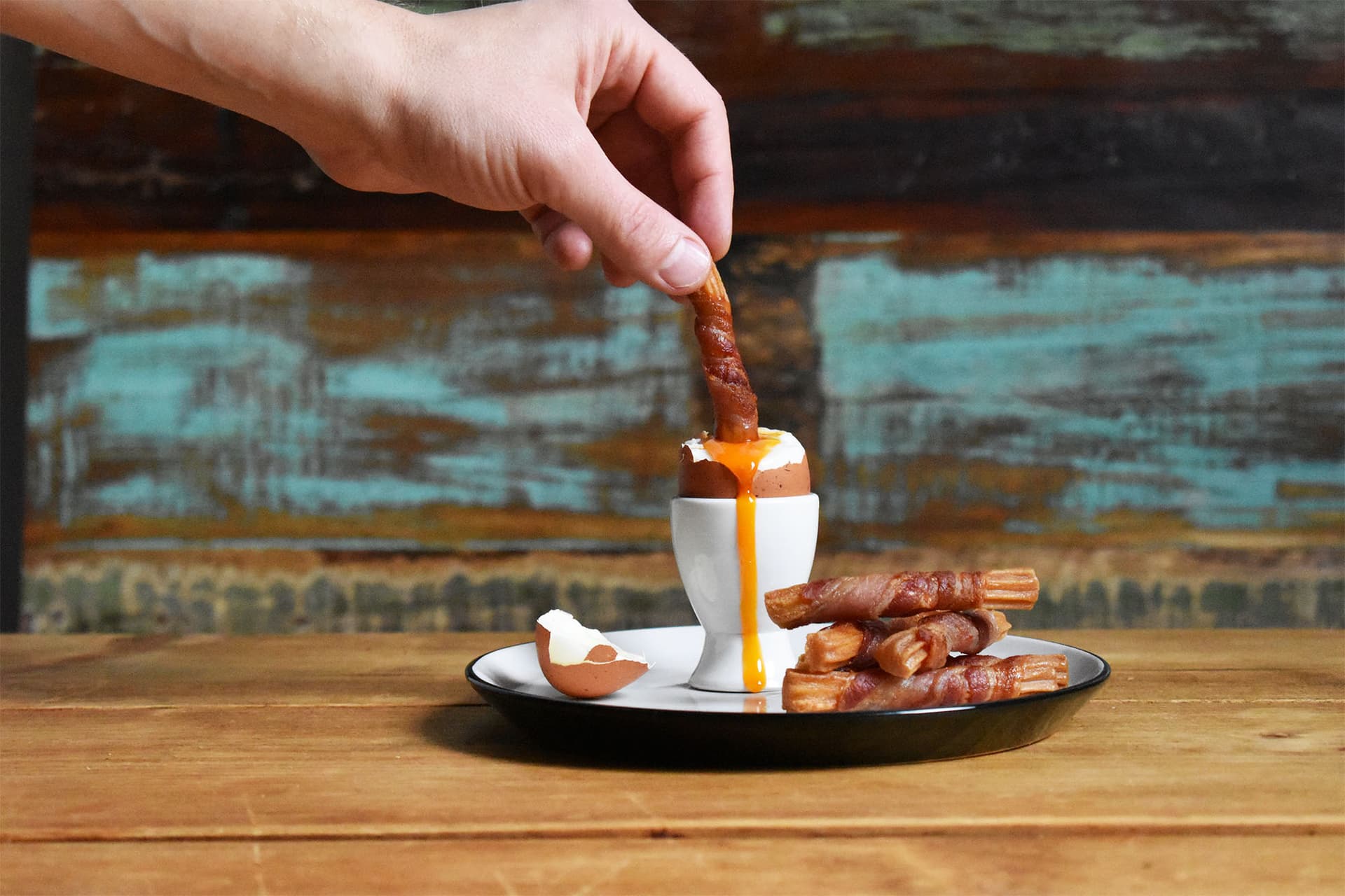 Bacon Egg Churros