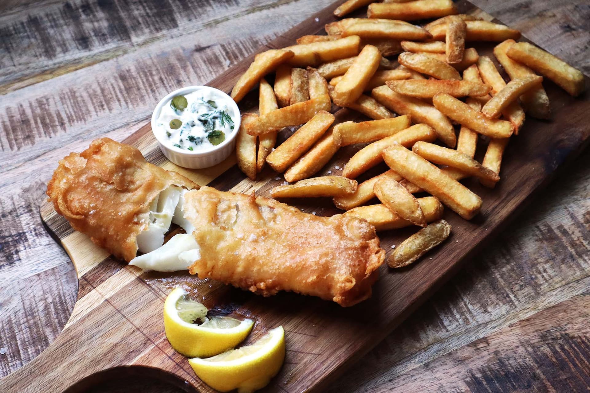 Beer Battered Fish & Chips